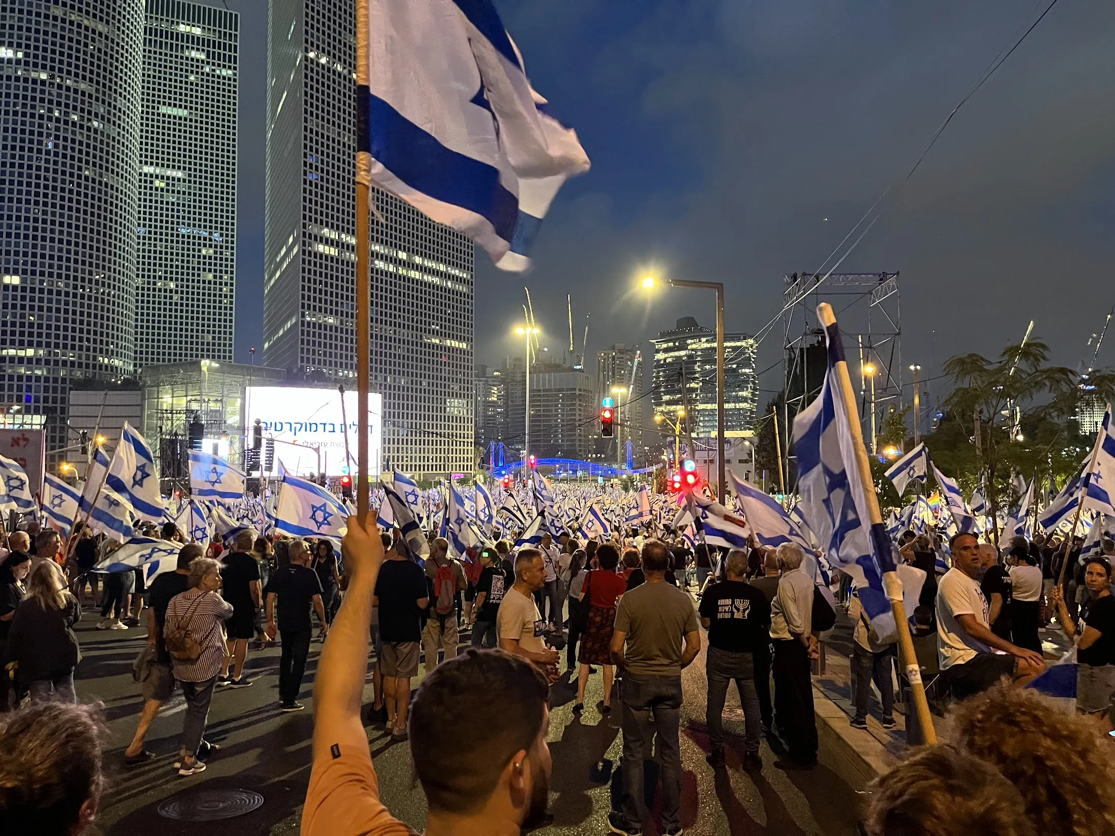 Democracy demonstration