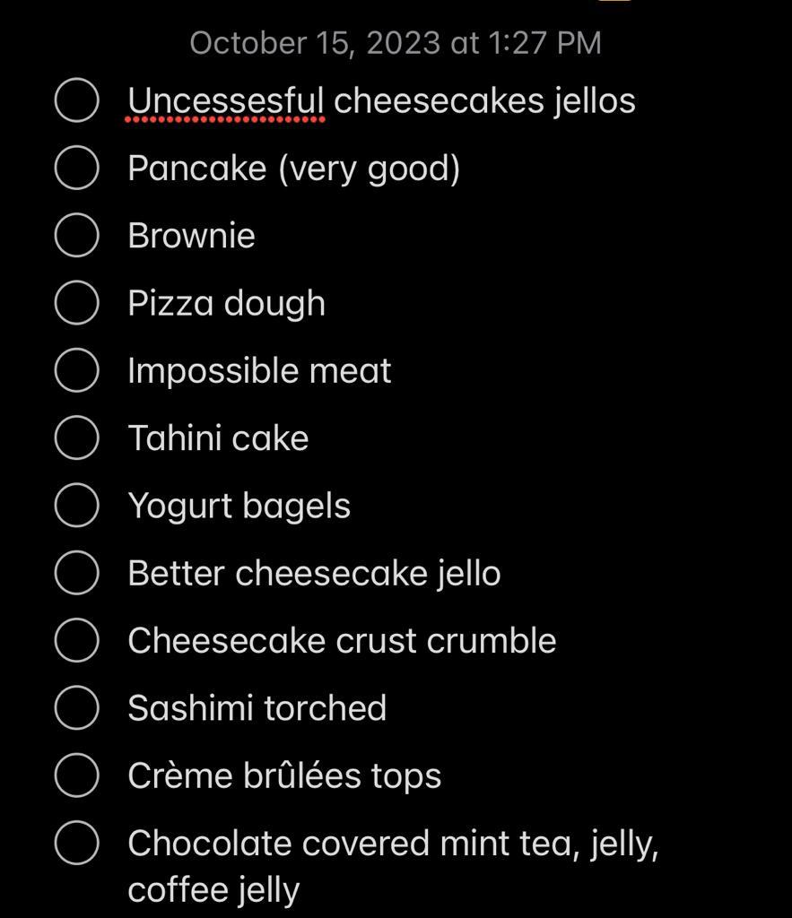 list